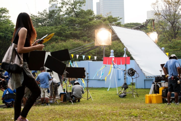 a film set in a park