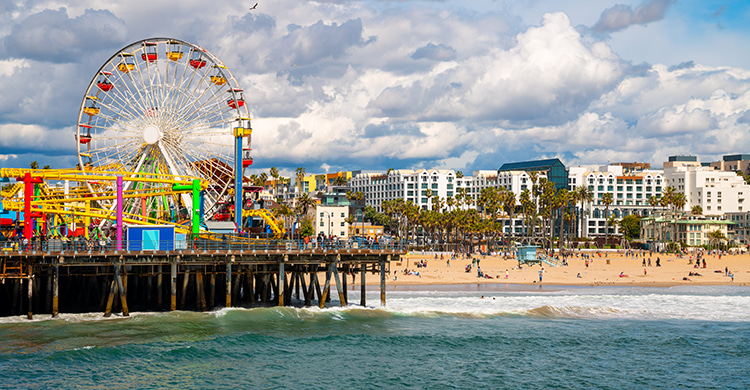 Santa Monica Pier & Beachfront